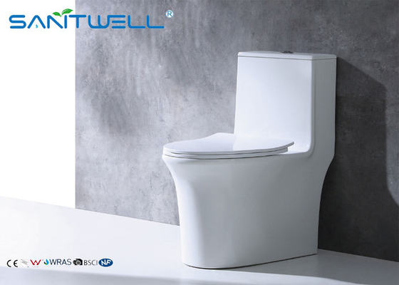Water closet set Single Piece Toilet , 1 piece round toilet  Nano glazing