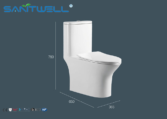 Single flush Toilet / 1 pc Toilet  Economic steam room Washdwon