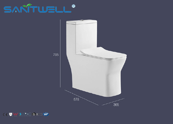 Ceramic  Single Piece Toilet sanitary wares watersaving with CUPC certificate