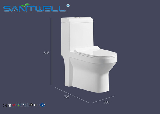 American standard 1 piece toilet UPC / single flush elongated toilet