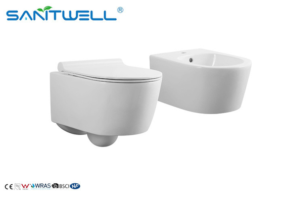 Bathroom Modern Wall Mounted Toilet Cistern Concealed Tank / Rimless Toilet / Rimless Wall Hung Toilet