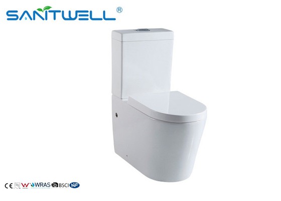 Economic 2 piece toilet cyclone jets Bathroom santiary dual flush waterless