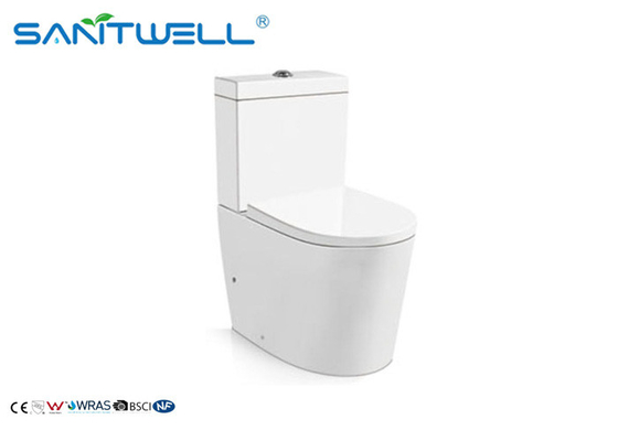 Bathroom Washdown Two piece toilet ISO9001 2000 Certification