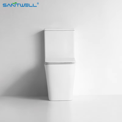 Rimless Toilet Wholesale Price Sanitary Ware New Design two Pieces Toilets for European Market