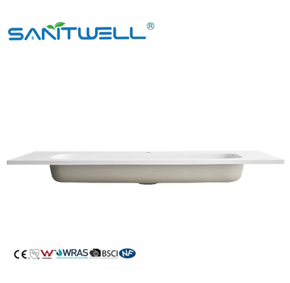 Special Styles Large Size Resin Basin Eco-Friendly Cabinet Stone Basin For Hotel Bathroom