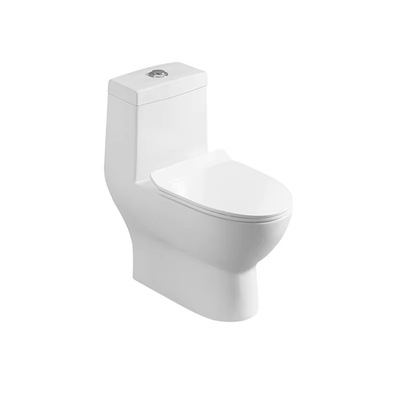 Sanitary Ware New Models Chaozhou Washdown One Piece Toilets PP Cover Seat Trap Roughing in