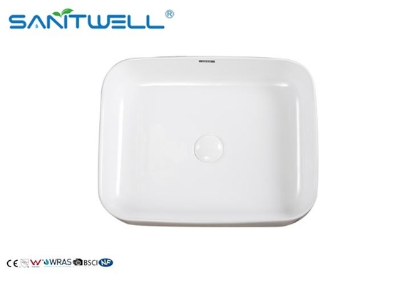European Style Ceramic Art Basin , Oval Shaped Face Wash Basin For Bathroom