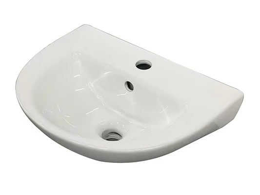 Chaozhou Small Size Wash Basins With Pedestal Sinks Wall Hung Ceramic Wash Basins WIth Cheap Price