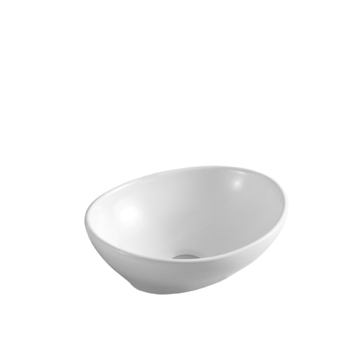 Popular Oval Shape Bathroom Sink Porcelain Table Top Mounted Washing Hands Bowl Sink