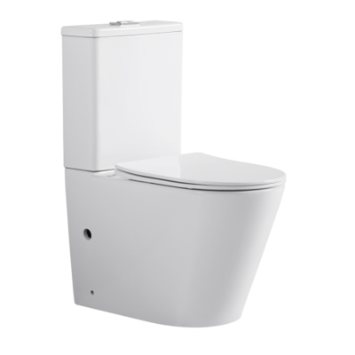 European Luxury Ceramic Floor Mounted Close Coupled Two Piece Toilet Manufacture Rimless Wash Down