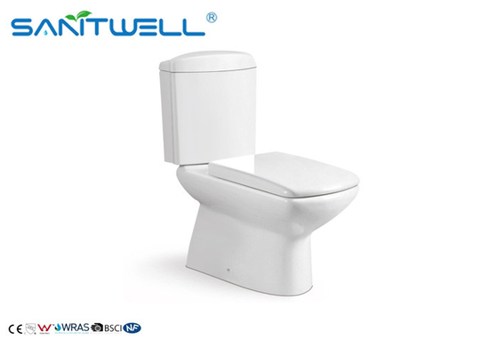 Construction / Real Ceramic Chaozhou Design Washdown Two Piece Toilet For Estate Building Project