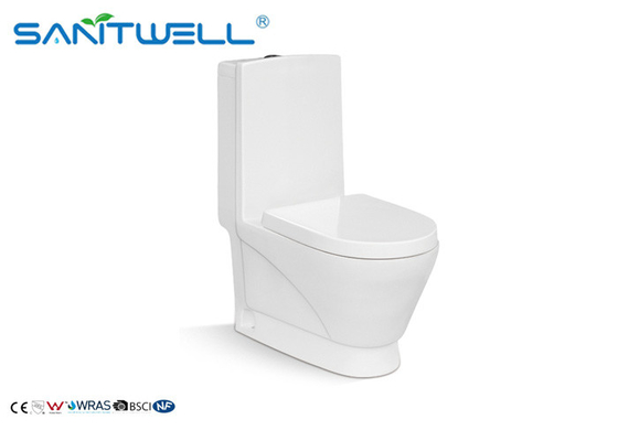 Single Wall Faced Toilet Suite Horizontal / Vertical 760 * 380 * 840 Mm SWC2711