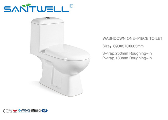 Siphonic Dual Flush Popular Models Ceramic Toilet Size Customized Color SWC2411
