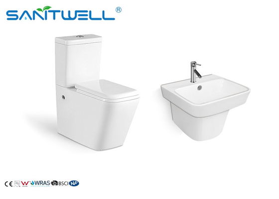 Cistern Compact Stand Ceramic Toilet American Standard SWC1021 665 * 345 * 830 Mm