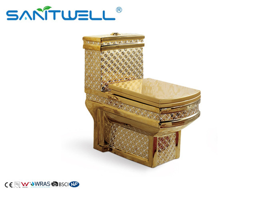 Sanitaryware Golden Ceramic Toilet  SWC1611 700*400*760 Mm One Piece