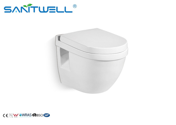 CE Certificate Ceramic Wall Hung Toilet Power Flush P Trap Wc Close Coupled