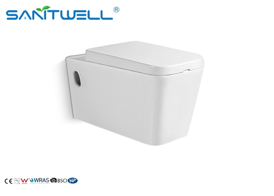 P Trap Wall Mounted WC Bowl SWC325 570*350*330 Mm Ceramic Material