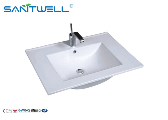 CE Approval Ceramics Counter Top Wash Basin Feather Edge AB8003-70