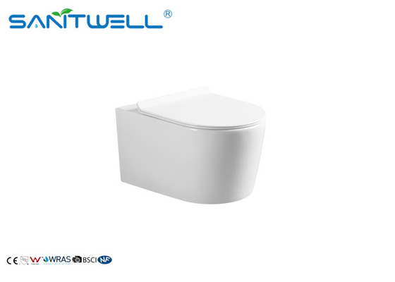 Modern Design Rimless SWM9315 Sanitary Wall Mounted Round WC Sanitary Ware Ceramic