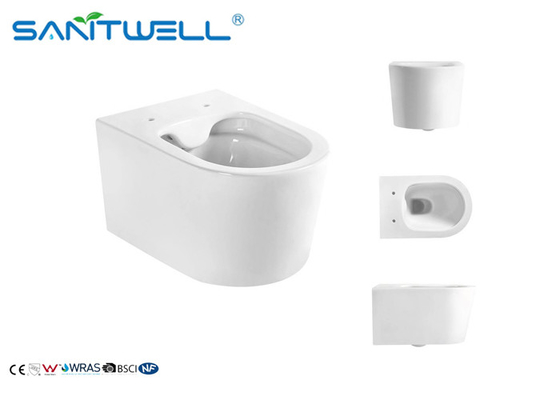 Modern Design Rimless SWM9315 Sanitary Wall Mounted Round WC Sanitary Ware Ceramic
