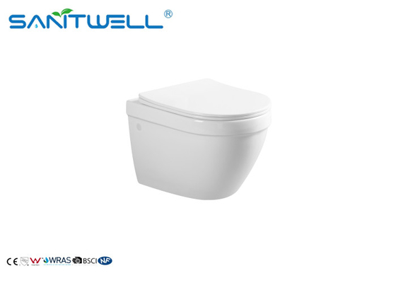 China Suppliers Professional White European Wall Mounted WC Ceramic Material Gravity Flushing