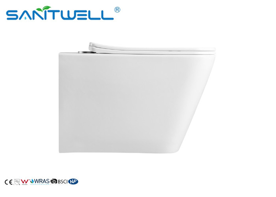 Small Bathroom Wall Outlet Toilet / Wall Hanging Wc Integrated Structure