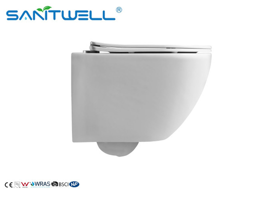 Modern Dual Flush Wall Mounted WC Water Saving Sewage Smooth 485*355*370mm