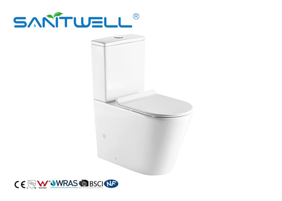 New Design Chaozhou Two Piece WC Close Coupled Toilet Floor Standing With CE Certification