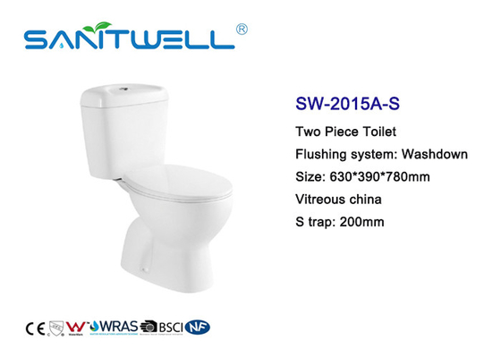 New Models Ceramic Two Piece Close Coupled Toilet Water Saving Bathroom Vanity