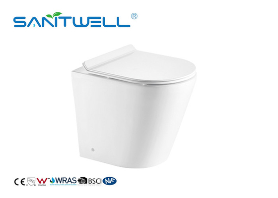 Ceramic Wall Mounted WC High Class Wall Mounted Toilet Easy To Clean