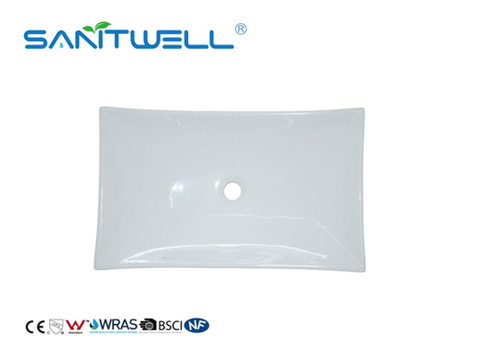 Beautiful Glaze Ceramic Countertop Basin / Bathroom Ceramic Basin Modern Design