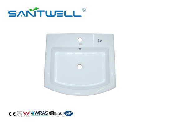 Self Cleaning Ace Wash Basin / Hand Wash Basin High Gloss OEM Service