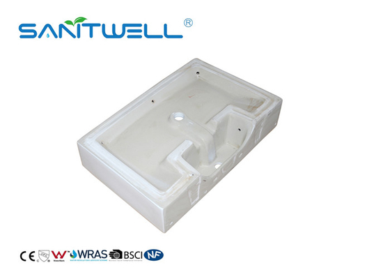 Counter Top Rectangular Shape Ceramic Art Basin For Bathroom Hand Cleaning