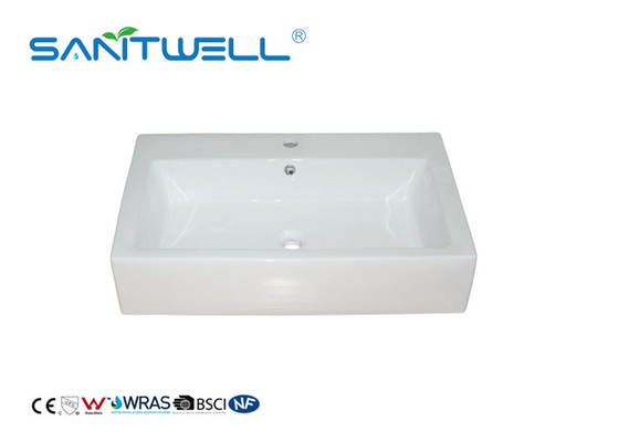 Durable Glossy Ceramic Art Basin For Home Hotel Toilet Cleaning Modern Design