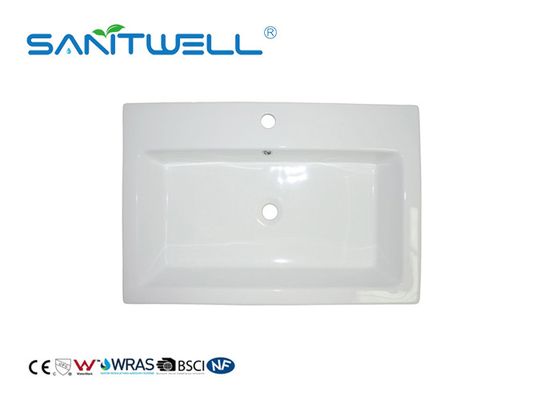Durable Glossy Ceramic Art Basin For Home Hotel Toilet Cleaning Modern Design
