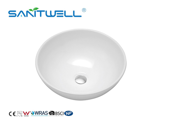Round Shape Ceramic Art Basin Beautiful Design Hand Wash Art Basin For Bathroom