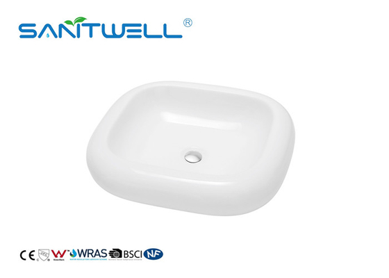 Bathroom Hand Cleaning Counter Wash Basin Art Basin Sink With Overflow ISO9001