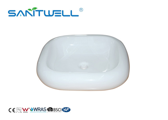 Bathroom Hand Cleaning Counter Wash Basin Art Basin Sink With Overflow ISO9001