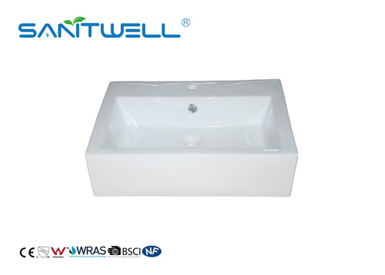 Standard Size Ceramic Wash Basin Toilet Wash Basin Over Counter Top Sink