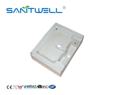 Rectangular Shape Ceramic Art Basin For Hand Wash Scratch Resistant 570 * 440 * 150mm