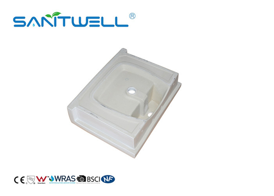 Solid Surface Bathroom Counter Top Wash Basin Ceramic Material For Hand Wash