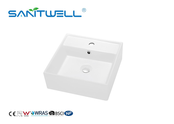 Ceramic Basin SWA55A Ceramic Cabinet Toilet Wash Basin Self Cleaning Glaze With ISO9001
