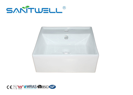 Ceramic Basin SWA55A Ceramic Cabinet Toilet Wash Basin Self Cleaning Glaze With ISO9001
