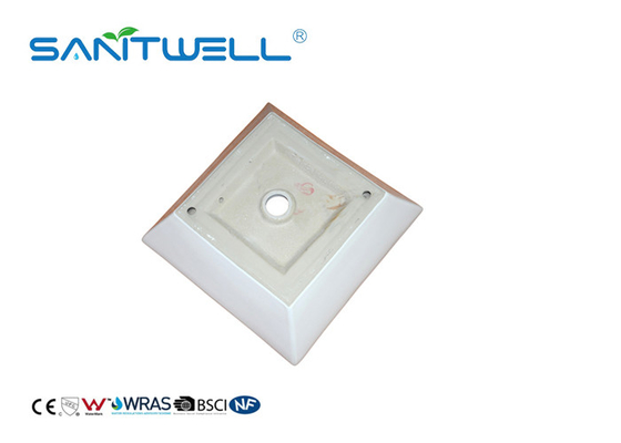 Rectangular Shape Sanitary Ware Basin Ceramic Wash Art Basin For Self Cleaning