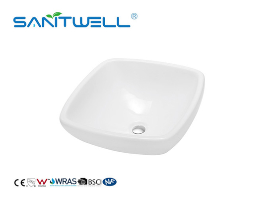 Standard Size Bathroom Sink Basin Ceramic Hand Basin With Solid Surface