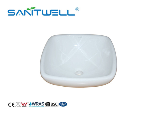 Standard Size Bathroom Sink Basin Ceramic Hand Basin With Solid Surface