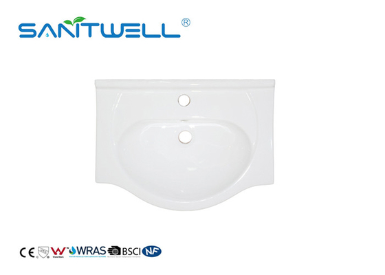 Cabinet Ceramic Art Basin Midedge Rectangular Shape Mounting Hardware Included