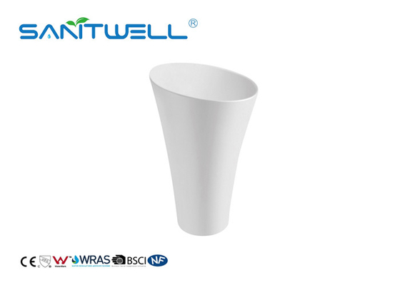China Suppliers High Gloss Pedestal Wash Hand Basin White Pedestal Basin Standard Size