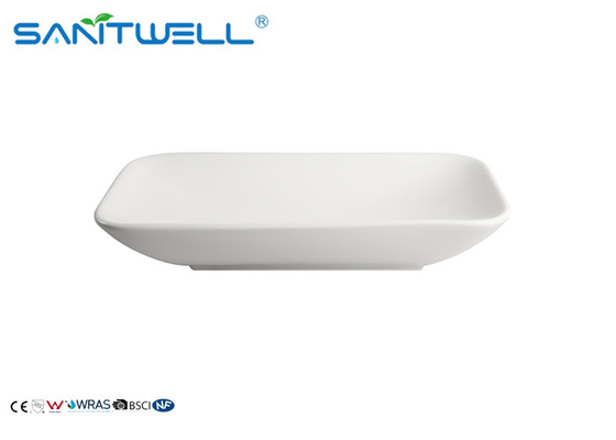Popular Design Easy Cleaning Chaozhou Ceramic Basin Avove Counter Basin Sink With White Finish AB182