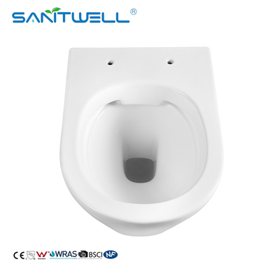Popular Models Chaozhou CE Sanitary Ware Ceramic Rimless Wall Hung WC Toilet